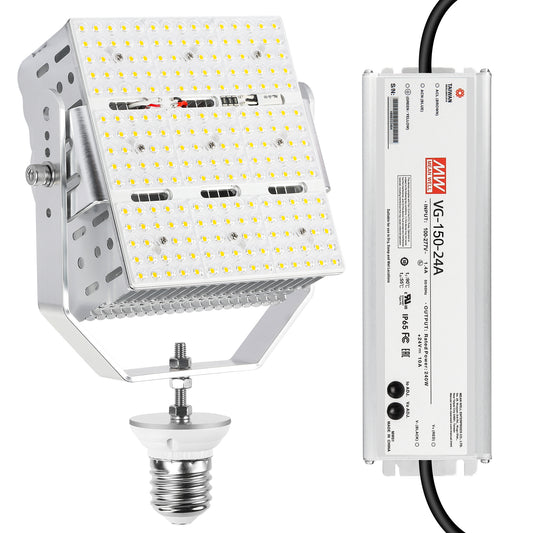 LED RETROFIT KITS 150W 5000K WITH LENS 100-277VAC