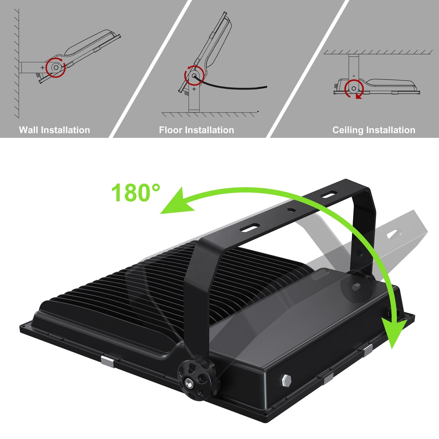 LED FLOOD LIGHT 240W 5000K 100-277VAC