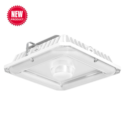 LED CANOPY LIGHT 60W/48W/36W TUNABLE CCT 4.5/5/5.7K 100-277VAC WITH BUILT-IN PHOTOCELL