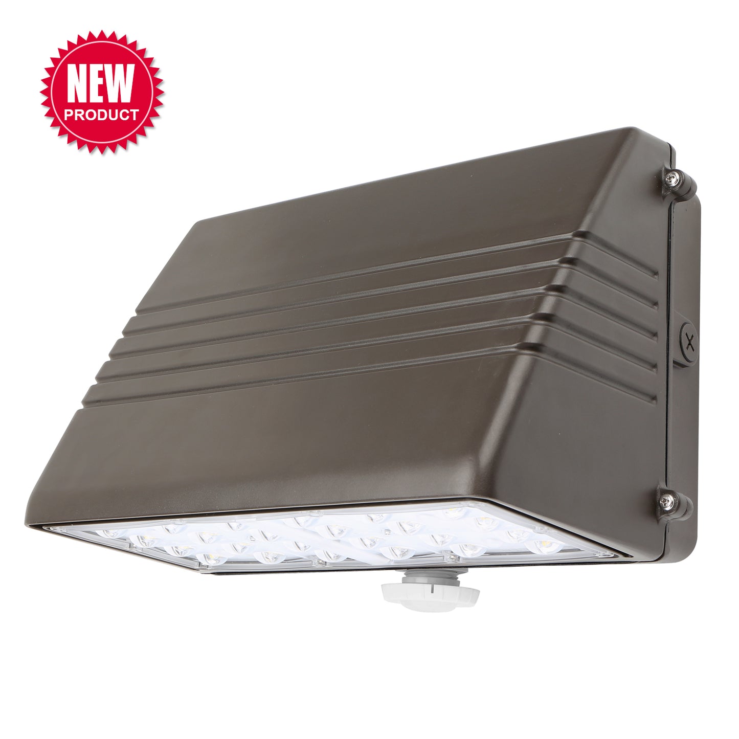 LED FULL CUT-OFF WALL PACK 70W/56W/42W/28W CCT TUNABLE 3/4/5K 120-277VAC