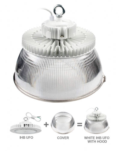 LED INDUSTRIAL HIGH BAY IHB 150W 5000K 100-277VAC WHITE 0-10V DIMMABLE